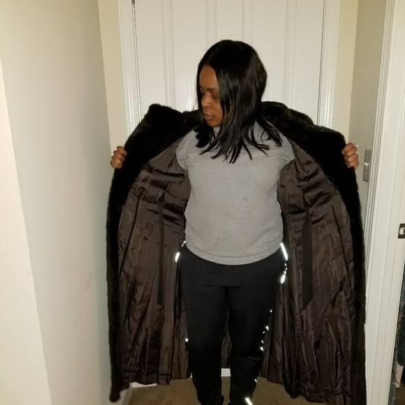 Mink long coat - Picture 3 of 4